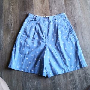90s Vintage Liz Claiborne Golf Shorts High Waisted